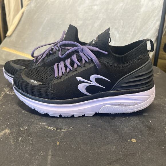 Gravity Defyer GDEFY MATeeM Womens Size 10 Black Purple Cross-Trainer Shoes - Picture 2 of 8